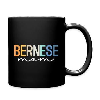 Bernese Mountain Dog Colorful Gift for Dog lovers - Full Colour Mug - black - Right