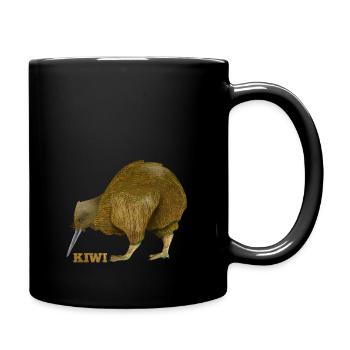 Kiwi Oiseau Nouvelle-Zélande - Mug uni - noir - Droite