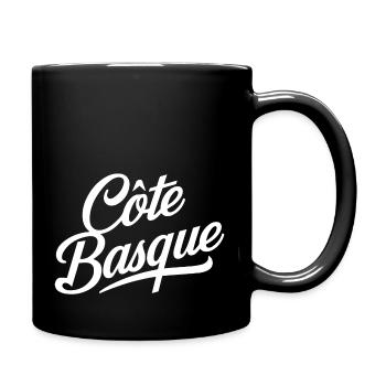 Côte basque - Mug uni - noir - Droite