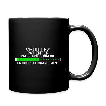 in progress - Full Colour Mug - black - Right
