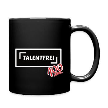 Talentfrei PNG 1 0 0 - Tasse einfarbig - Schwarz - Rechts
