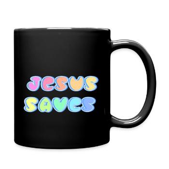 Jésus sauve - Mug uni - noir - Droite