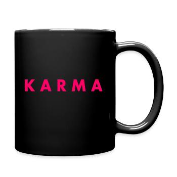 Karma - Tasse einfarbig - Schwarz - Rechts