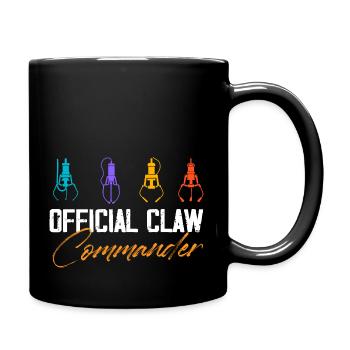Official Claw Commander Arcade Crane Machine - Tasse einfarbig - Schwarz - Rechts