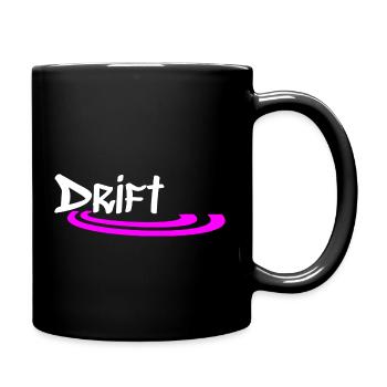 Street Drift (Light Font/Dark Background) - Full Colour Mug - black - Right