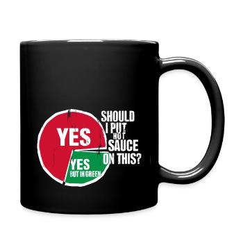 Pour ceux qui aiment le piquant - Mug uni - noir - Droite