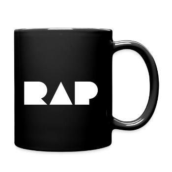 Conception du logo Rap Bold - Mug uni - noir - Droite