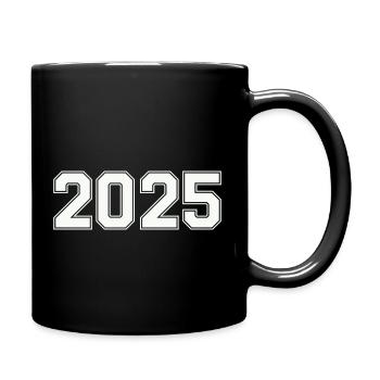 2025 - Tasse einfarbig - Schwarz - Rechts