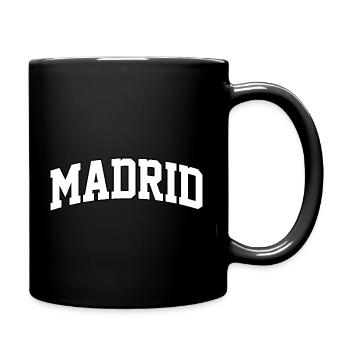 Logo Madrid : Design collégial au style espagnol - Mug uni - noir - Droite
