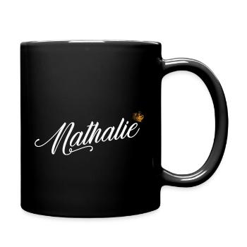 Nathalie Nom personnalisé pour les femmes Enfants Bambins - - Mug uni - noir - Droite
