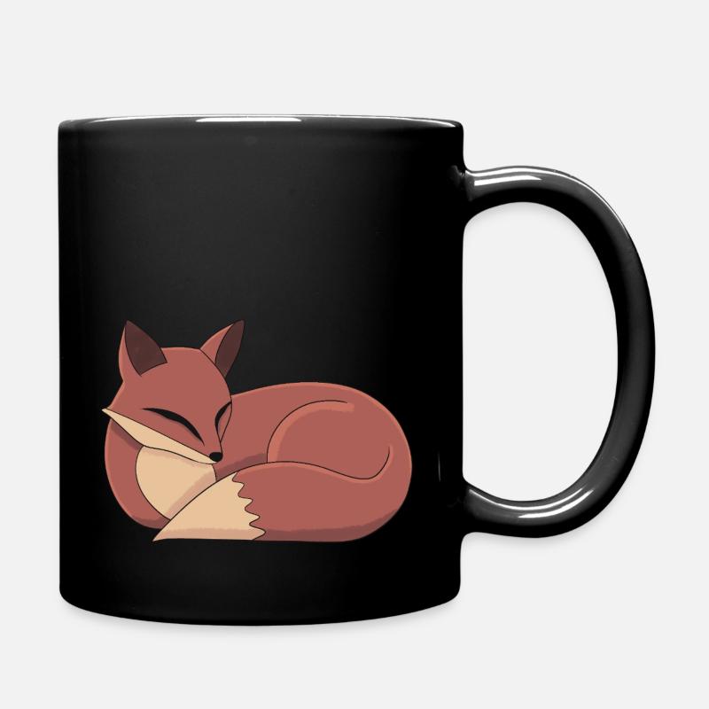 The Fox - Full Colour Mug - black