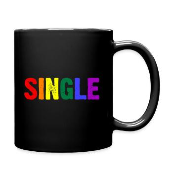 Arc-en-ciel unique - Mug uni - noir - Droite