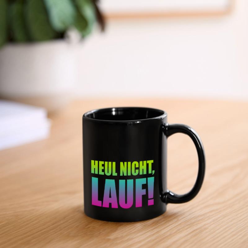Ne pleurez pas, courez ! - Course à pied, jogging, sport, course à pied Mug uni