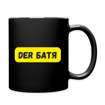 Papa Vater Der Batya - Tasse einfarbig - Schwarz - Rechts