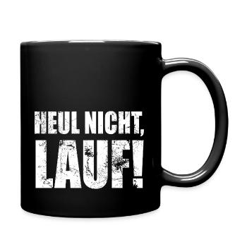 Ne pleurez pas, courez ! - Course à pied, jogging, sport, course à pied - Mug uni - noir - Droite