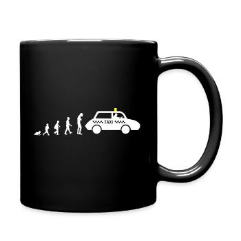Development into a taxi driver - Full Colour Mug - black - Right