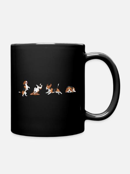 Chiens mignons  - Mug uni - noir