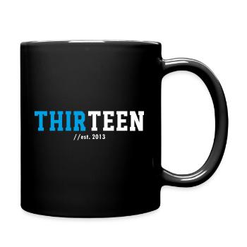 13th Birthday 2026 Thirteen Teen Gift Idea - Full Colour Mug - black - Right