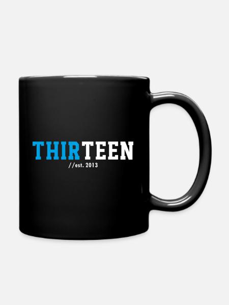 13. Geburtstag 2026 Thirteen Teenager Geschenkidee - Tasse einfarbig - Schwarz