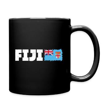 Fiji Fiji Fiji Fiji Fidschi Fidschi Fidschi - Tasse einfarbig - Schwarz - Rechts