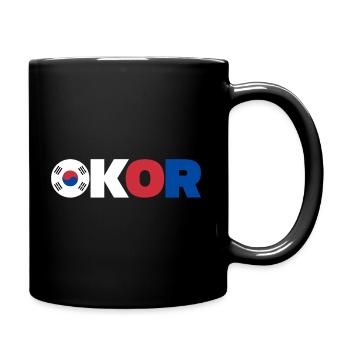 Korea - Full Colour Mug - black - Right