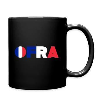 France - Mug uni - noir - Droite