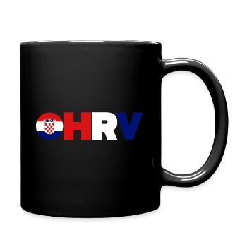 Croatie (Hrvatska) - Mug uni - noir - Droite