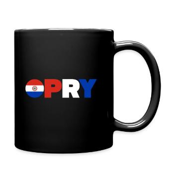 Paraguay - Tasse einfarbig - Schwarz - Rechts