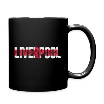 Liverpool, Angleterre - Mug uni - noir - Droite
