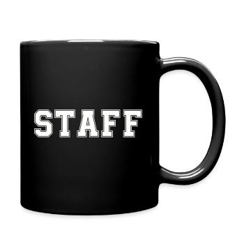 staff - Tasse einfarbig - Schwarz - Rechts