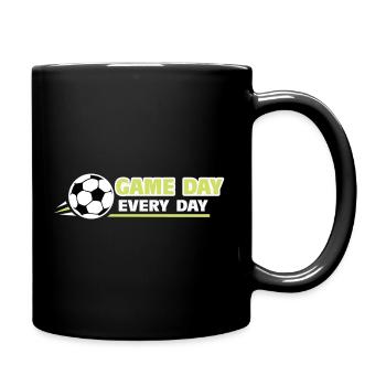 Football_Game jour, tous les jours - Mug uni - noir - Droite