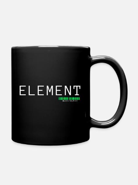 ELEMENT | Minimalist Architects of Essence Design - Full Colour Mug - black