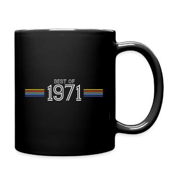 Best Of 1971 T-Shirt Humor Gift - Full Colour Mug - black - Right