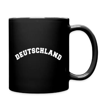 DEUTSCHLAND GERMANY EUROPA DEUTSCHE SPORT FAN - Tasse einfarbig - Schwarz - Rechts
