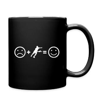 Pickleball Trainer Fans mit Pickleballspielerinnen - Tasse einfarbig - Schwarz - Rechts