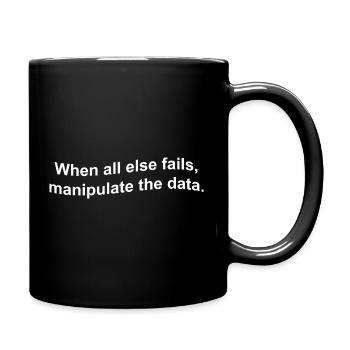 Lustige Datenstatistik Datenwissenschaftler Statistiker - Tasse einfarbig - Schwarz - Rechts