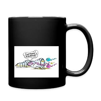 Spermanent - Tasse einfarbig - Schwarz - Rechts