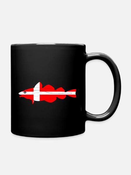 Dorsch_Dänemark - Tasse einfarbig - Schwarz