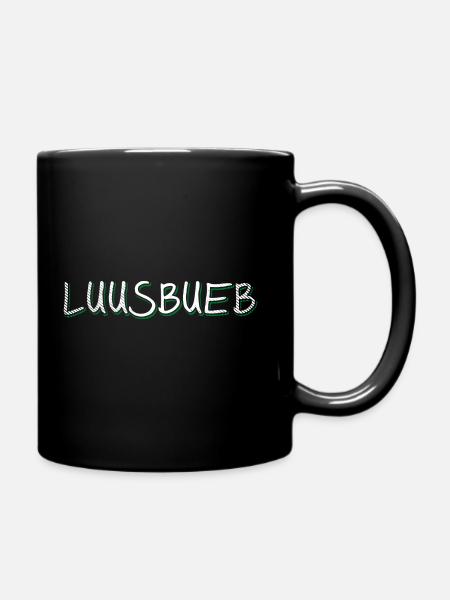 Badische Sprüche > Luusbueb - Tasse einfarbig - Schwarz