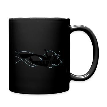 Bi-Fin Freedive Apnoetaucher - Tasse einfarbig - Schwarz - Rechts