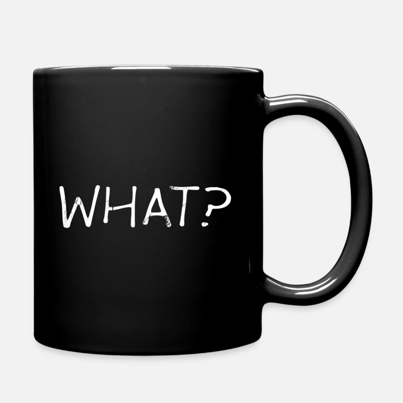 Question mark - Full Colour Mug - black