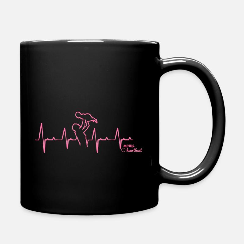 Mama Heartbeat - Mug uni - noir