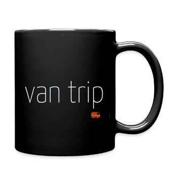 van trip - Tasse einfarbig - Schwarz - Rechts