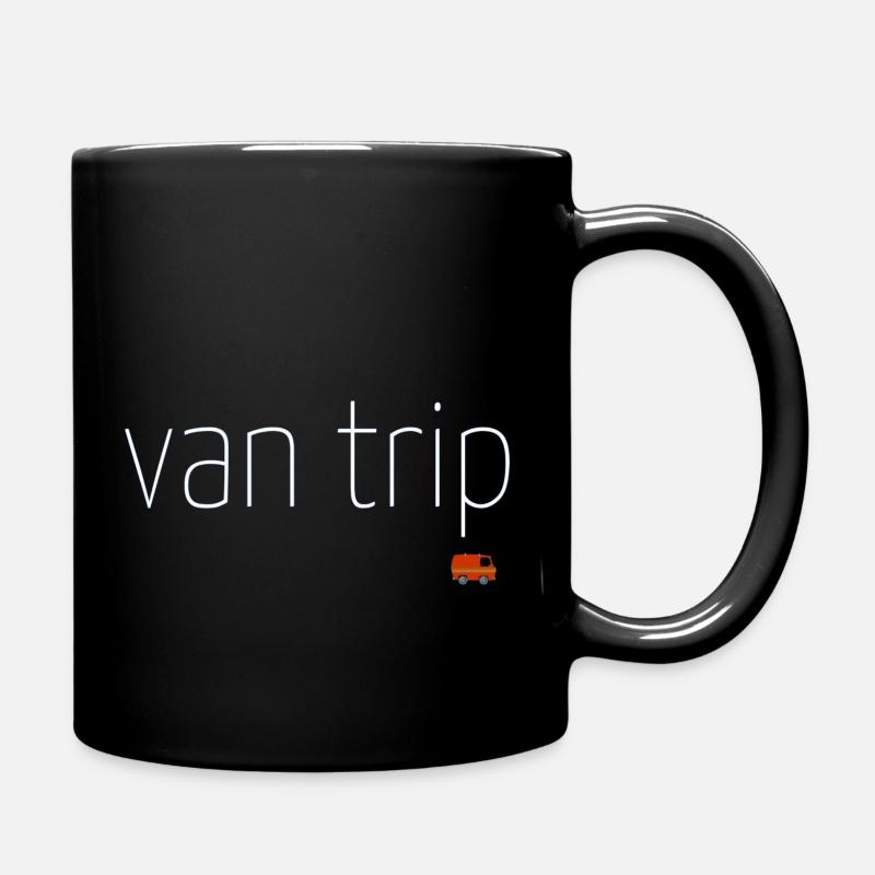 van trip - Tasse einfarbig - Schwarz