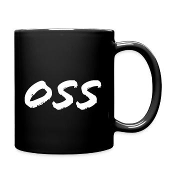 Oss - Tasse einfarbig - Schwarz - Rechts