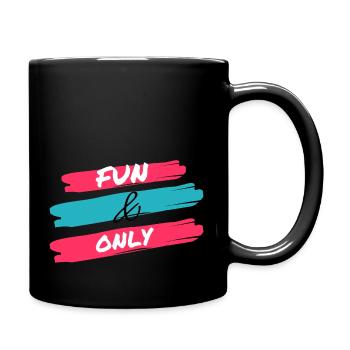 FUN ONLY - Full Colour Mug - black - Right