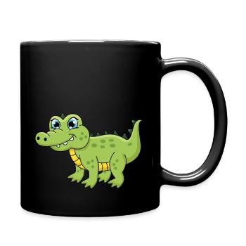 Crocodile - Mug uni - noir - Droite