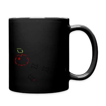 ASCII ANTS - Tasse einfarbig - Schwarz - Rechts