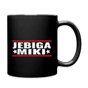 Jebiga Miki Design - Tasse einfarbig - Schwarz - Rechts