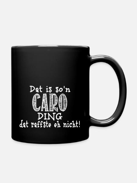 Caro - Tasse einfarbig - Schwarz